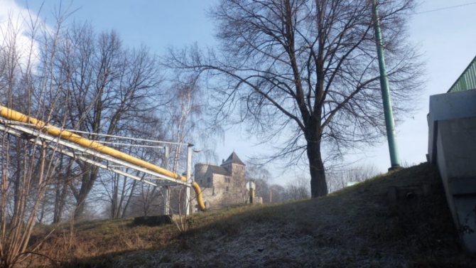 kładka w Będzinie