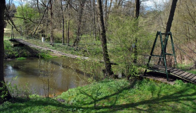 kładka w Kopkach