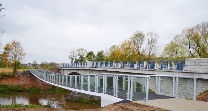 kładka w Krasiejowie