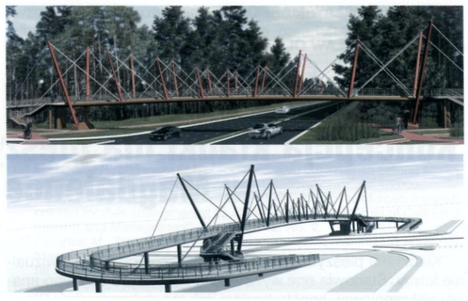 kładka w Magdalence
